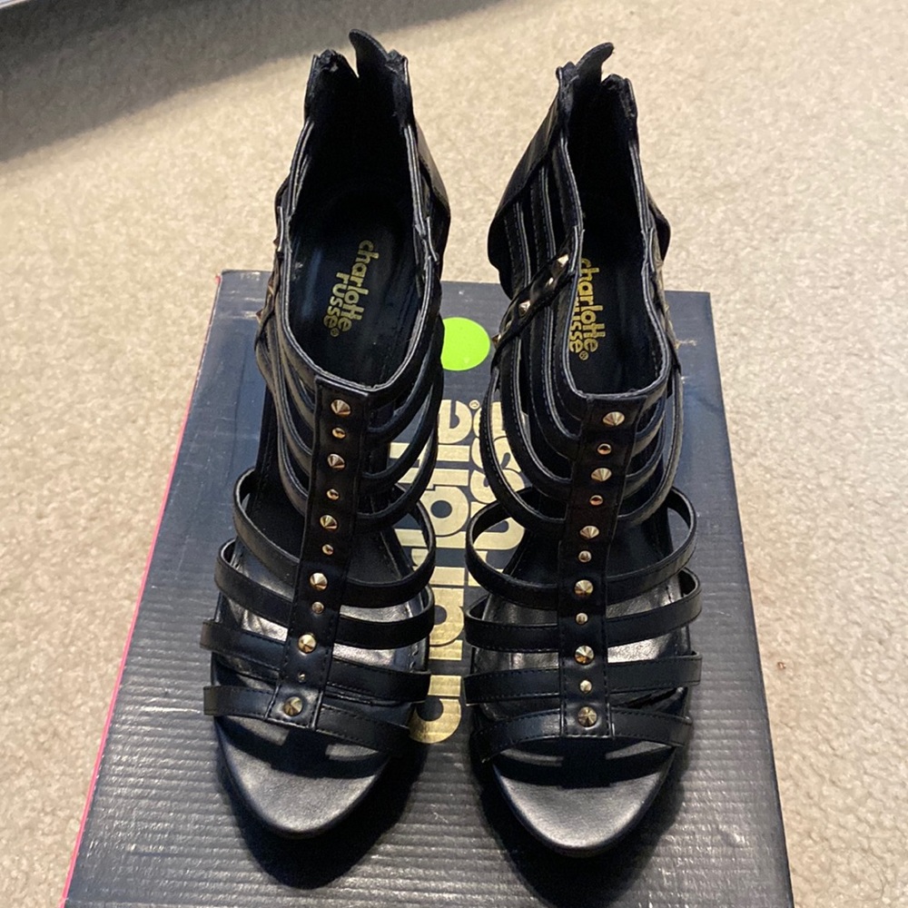 Charlotte Russe Womens black heels size 8